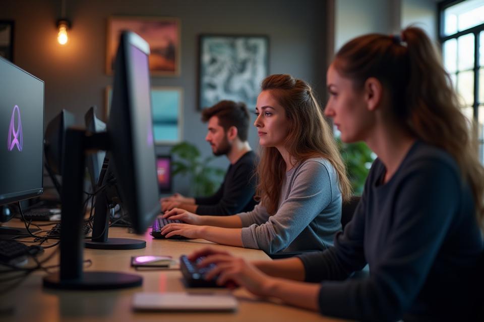 Екип на Vitosha Interactive в студиото